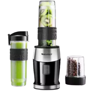 Portable Smoothie Blender with 2 x 20oz Travel Bottle Personal Blender by Yabano 500W Single Serve Blender with Grinder Cup for Shakes and Smoothies BPA free
